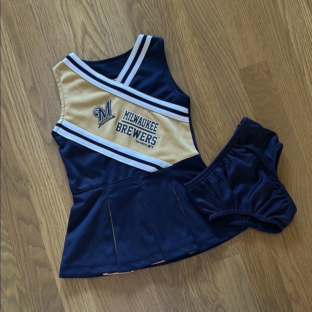 Milwaukee Brewers baby Cheer dress